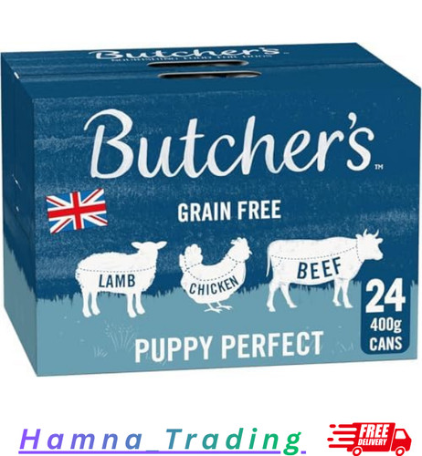 Puppy wet dog - wet, tins