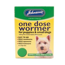 Johnson's One Dose Wormer Size